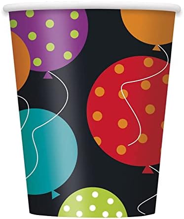 Уникални Еднократна употреба Хартиени Чашки за Поздравления честит Рожден Ден, 9 Грама, Цветни