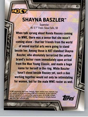 2018 Оглавява женската дивизия на WWE Evolution #43 Шейна Бэзлер Официалната Търговска картичка Рестлинга