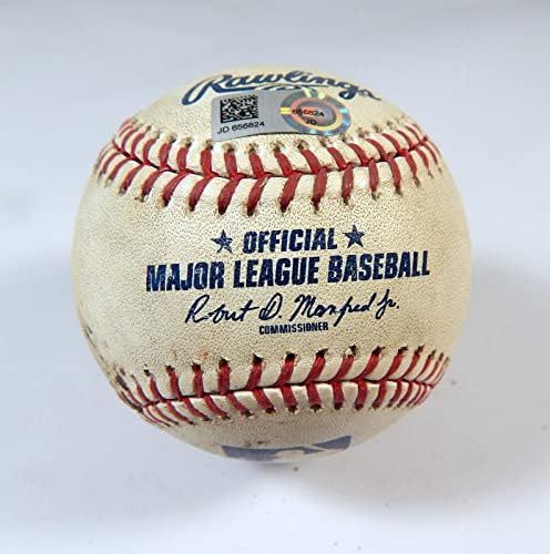 2019 Chicago Cubs Pitt Pirates Използвана Бейзбол Уилямс Victor Caratini PID - Използваните Бейзболни Топки