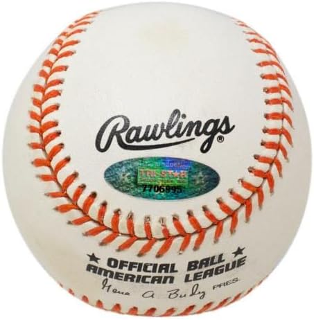Кал кал ripken - младши подписа бейзболни топки Балтимор Ориолз Американската лига бейзбол Tristar с голографическими автограф