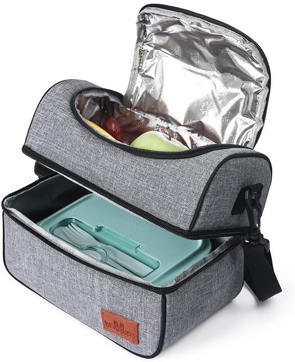 Чанта за Обяд Множество Изолирани Термална Кутия за Обяд, за Жени, Мъже, Деца Хладно и Топло Чанта За съхранение