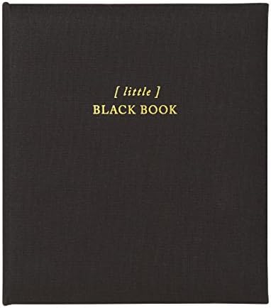 Адресна книга за еднократна употреба C. R. Гибсън, в размер на 6,5 x 7,25 инча - Little Black Book
