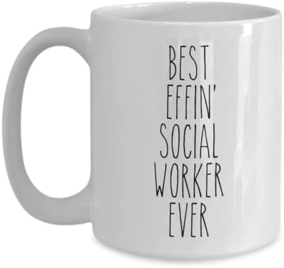 Подарък За Социален Работник, Най-Добрият Социален Работник В Историята, Чаша, Чашата За Кафе, Забавни Подаръци