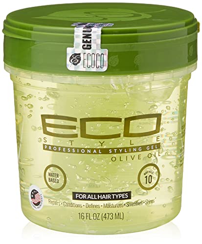 Зехтин Ecoco Eco Style Gel - Чист зехтин - Придава блясък и укрощает цъфтежите на косата - Безтегловен