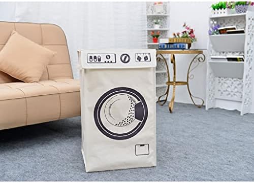 WPYYI Кошница за дрехи с шарките на пералната машина, Сгъваема Кошница за съхранение на мръсни дрехи, Кутия,