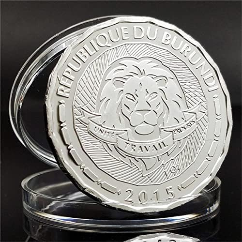 Монета На Животното Конго Щастлива, Тропически Риби Часовници Подарък Възпоменателна Монета Мемориал Медал На Сребърна Монета Занаяти Колекционерска Стойност