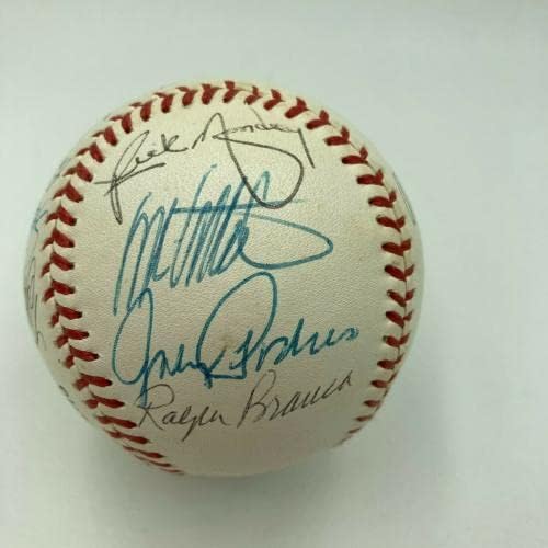 Легенди на бейзбола Лос Анджелис Доджърс с Множество Автографи на Томи Lasorda Дюк Шнайдер - Бейзболни Топки