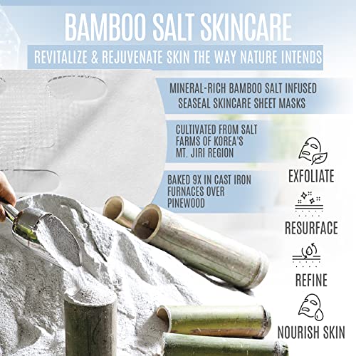 Лечебното Маска с морски Бамбукова сол | Хидратиращ Корейската Маска-лист за суха кожа, Успокояващ, Повышающая