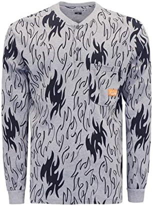 Тениски Titicaca FR С огън, устойчиви Набивным Модел С Дълъг Ръкав 7 унции От Памук, Риза Welding Wrok