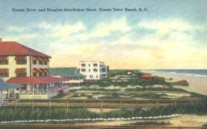 Пощенска картичка от плажа в Ocean Drive, Южна Каролина
