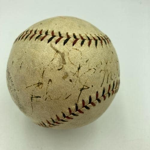 Исторически бейзболни топки Хюи възхваляват дженингс и Джон Mcgraw, Подписан от Националната лига бейзбол 1924