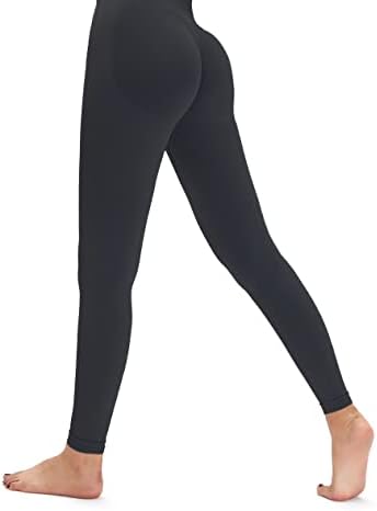 Дамски панталони за йога Ceanx - Гамаши за тренировки с висока талия, Непромокаеми за коремни преси, за жени,
