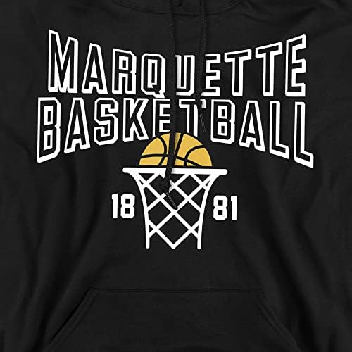 Официален баскетболен година на Университета в Marquette, Мъжки Hoody с качулка за възрастни