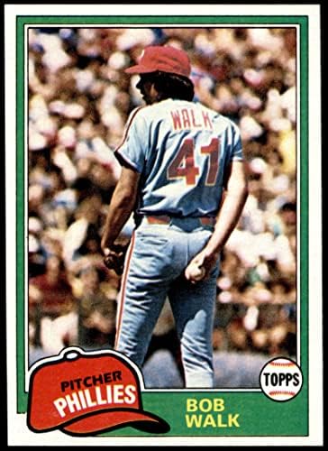 1981 Topps 494 Боб Уок Филаделфия Филис (Бейзболна картичка) Ню Йорк/MT Phillies