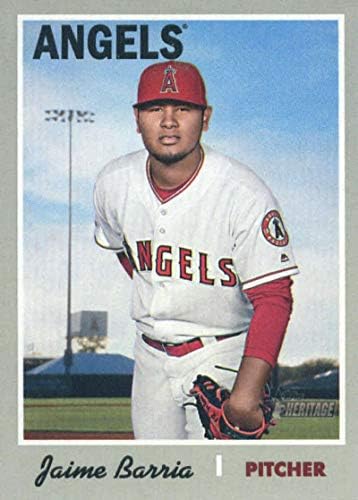 Бейзболна картичка Джейме Баррии Лос Анджелис Энджелз 2019 Topps Heritage 173