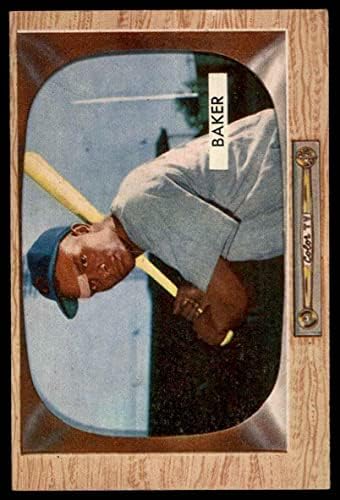 1955 Bowman Baseball 7 Джийн Бейкър Отличен (5 от 10) за версия Mickeys Cards