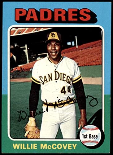 1975 Topps # 450 Уили Маккови Сан Диего Падрес (Бейзболна картичка) NM+ Падрес