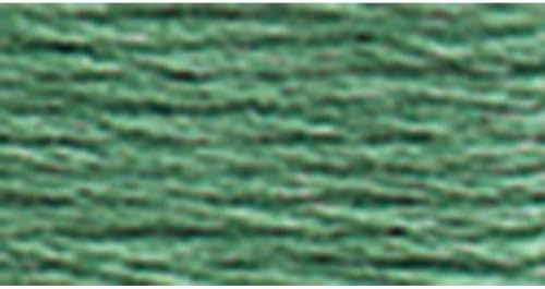 DMC 117-502 Шестичленная Памучен Конец за бродерия, Синьо-зелено, 8,7 Ярд