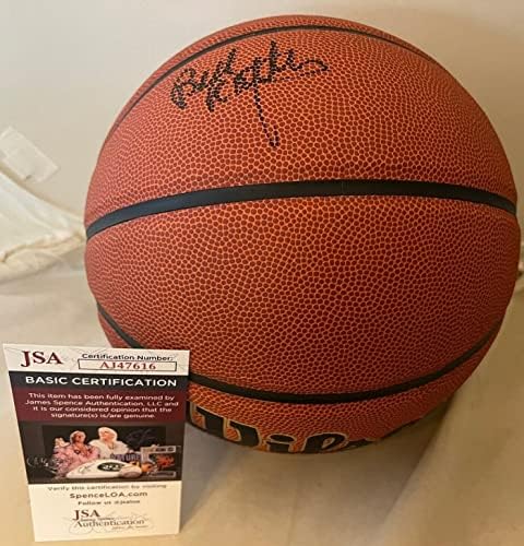 Баскетболна топка с автограф Бил Рафтери Сетън Хол Пайрэтс с подпис на NCAA и JSA - Баскетболни топки за колеж с Автограф