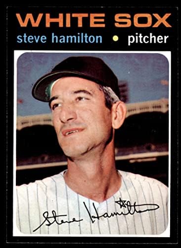 1971 Topps 627 Стив Хамилтън, Чикаго Уайт Сокс (бейзболна картичка) NM/MT White Sox