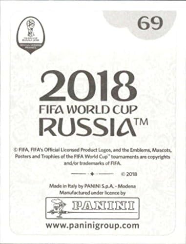 Етикети световното Първенство Панини 2018 Русия 69 Мохамед Ал-Сахлави Саудитска Арабия Футболна стикер