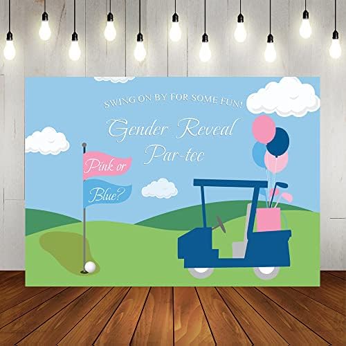 Lofaris Golf Етаж се Разкрива на Фона на партита Син или Розов цвят за Момче или Момиче Детски Душ Спортен Фон