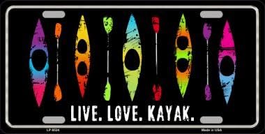 Новост за Каяк Live Love с Метални Номер знак LP-8524