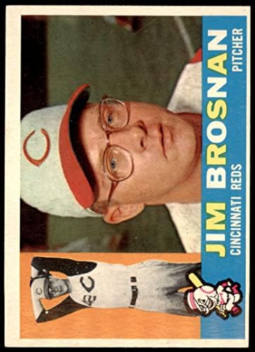 1960 Topps 449 Джим Броснан Синсинати Редс (Бейзболна картичка) БИВШИЯТ играч на червените