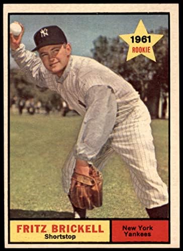 1961 Topps 333 Фриц Brickell Ню Йорк Янкис (бейзболна картичка), БИВШ играч на Янкис