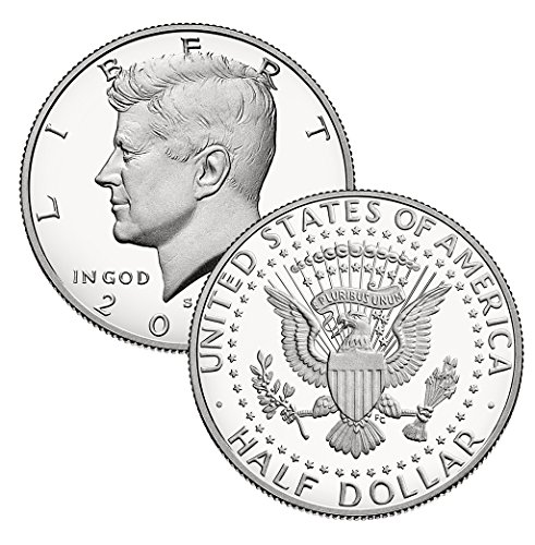 Монетен двор на САЩ 2005 г. със Сребърна запушалка Кенеди в Полдоллара