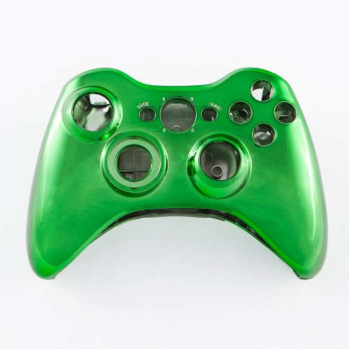Зелена Хромирани Потребител черупка на контролера за XBOX 360