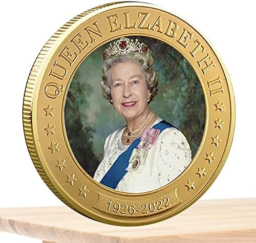 Възпоменателна монета A/R Queen, 1926-2022 Събиране на Подаръци на Кралицата на Англия, Цветна Монета 2022 г.,