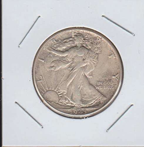 1943 Liberty Walking (1916-1947) (90% сребро) Избор на полдоллара За подробности, без да се прибягва