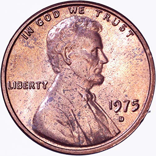 1975 D Паметник Цент Линкълн 1C ЗА Необращенном
