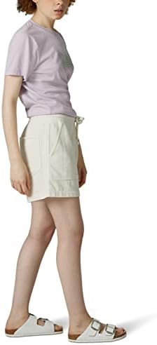 Дамски спортни Панталони Lee с висока засаждане, Трапецовидна форма, с завязками, Къси