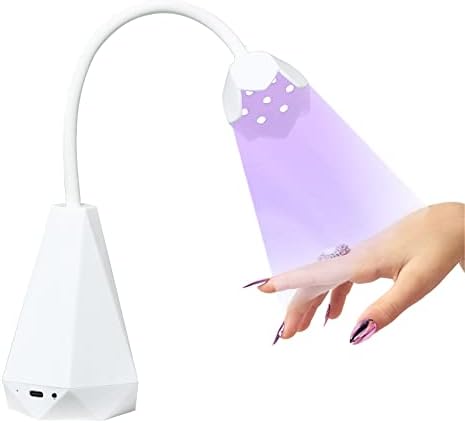 USB 21 W UV-led Сушилня за нокти, Бързосъхнеща Лампа за Втвърдяване на ноктите Lotus, Лампа за нокти с възможност