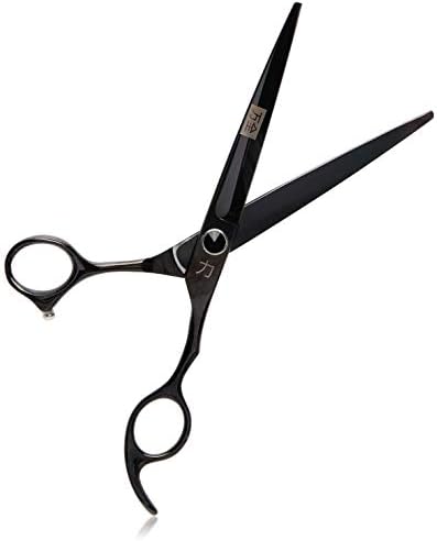 Професионални ножици за подстригване на коса ShearsDirect Japanese 440C Titanium с Ергономична дръжка, 7-Инчов,