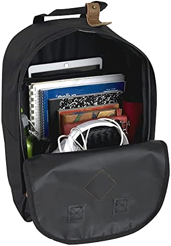 Раница за лаптоп на срещата на Върха на Билото, за жени, Мъже за Пътуване, Училище, колеж с Мека облегалка, Регулируеми Подплатени плечевыми ремъци (черен)