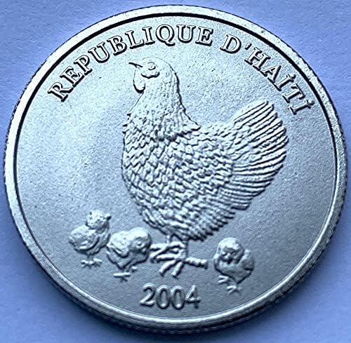 Америка 2004 Хаити 20 Разделени Източник на знаците на Зодиака Година Пиле Възпоменателна Монета Горски Монети