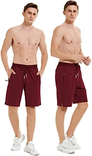 Мъжки къси Панталони с Еластичен Джоб с цип С Намаляване на Външната Страна на Бедрата