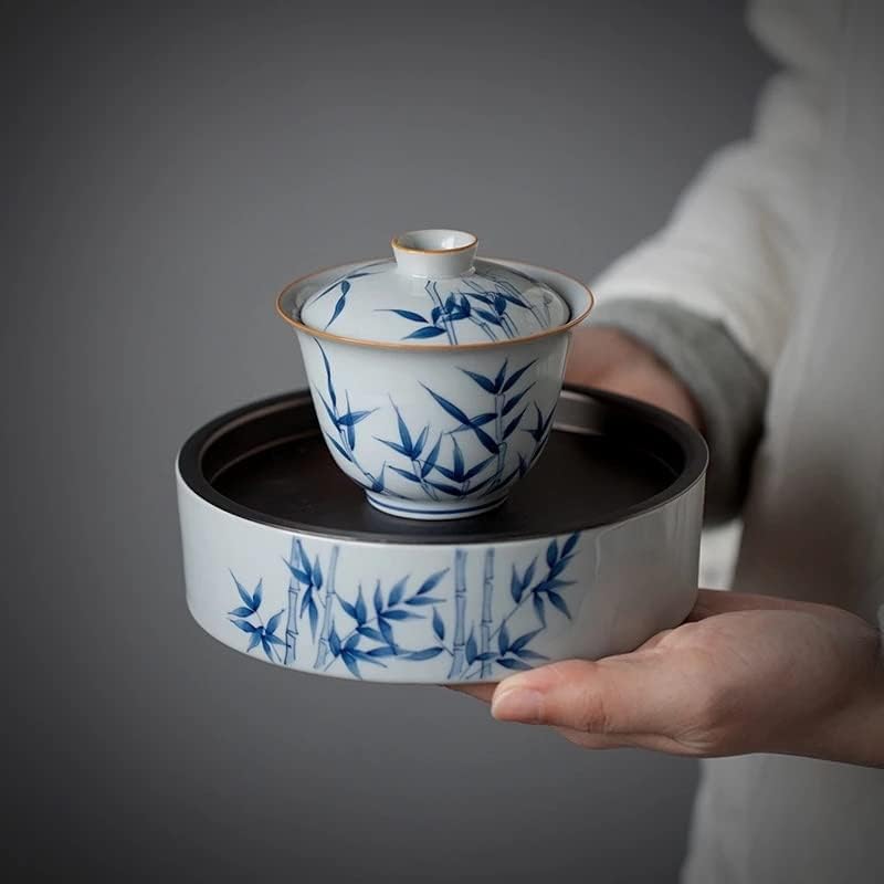 XIULAIQ Ретро-Ръчно рисувани Бамбук Художествен Домакински Чай Керамичен Комплект За чай Кунг-Фу Puer Чаена