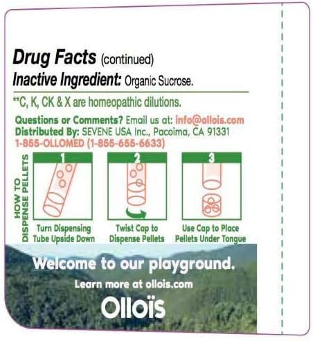 Биологичното хомеопатично лекарство OLLOIS Hydrastis Canadensis 200ck, не съдържа лактоза, 80 гранули (опаковка