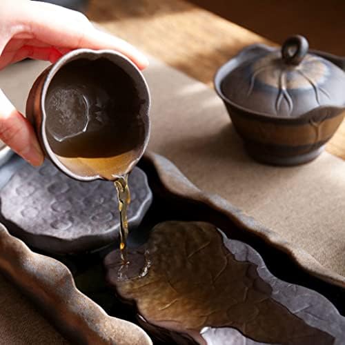 YFQHDD Тави За украса от Чаено Маса Груба Керамика Супени Инструменти Чай и Прибори Малки Поставки За Чаени