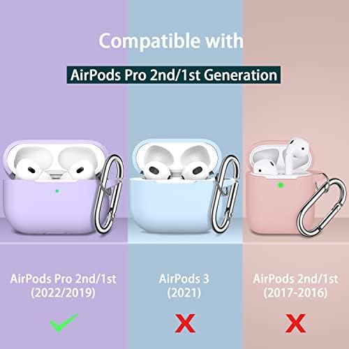 Калъф R-fun AirPods Pro 2-ри /1-во поколение с комплект за почистване и 4 чифта сменяеми ушни притурки (XS/