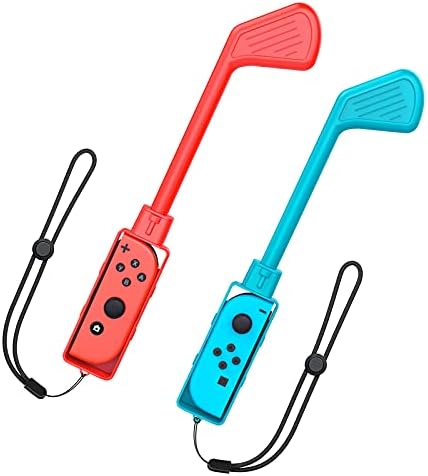 Стика за голф TiMOVO, съвместими с Nintendo Switch Mario Golf: Игра на Супер Rush, 2 комплекта Ръкохватка за