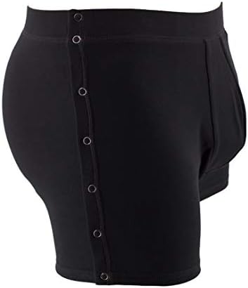 RENOVA МЕДИЦИНСКИ ОБЛЕКЛА Послеоперационное бельо - Мъжко - Tearaway Underwear X-Large Black