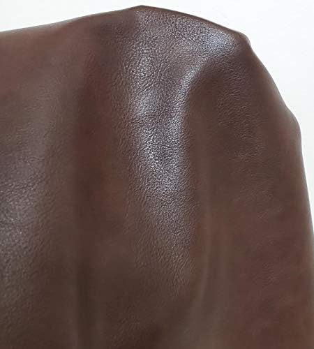 ЕСТЕСТВЕНА кожа |Кафява фин Мека изкуствена веганская кожа PU {Одобрен Пета за вегани} | 1 Ярд (с дължина 36