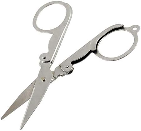 Ножици за рязане на хартия X-DREE Foldup Metal Дължина 5,1 инча (Ножици за рязане на хартия Foldup Metal дължина