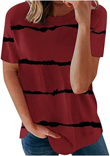 2023 Дрехи през Цялата Силует Памук Графичен Салон Топ Тениска за Жени Лято Есен Блуза с Къс Ръкав M8 M8