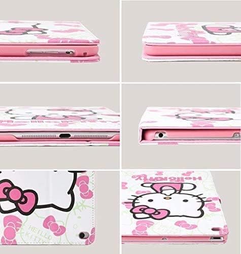 Калъф за iPad Mini 6 8,3 Инча 2021 Калъф за iPad Mini 6-то поколение, дизайн на Hello Kitty, Калъф в стил Фолио,